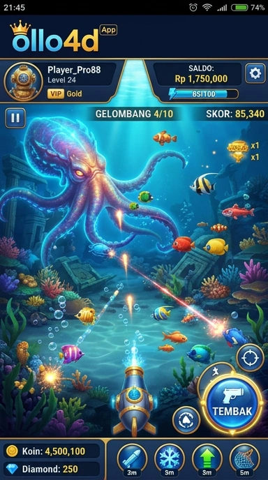 Katalog aplikasi bervariasi di ollo4d untuk pengguna Android.
